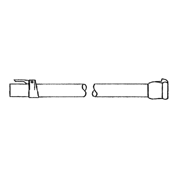 Art. 217 - Schnelles- System Rohr aus Aluminum in 6 ml Stangen mit Dichtung