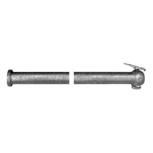 Art. 81 - Tube en acier avec raccord interchangeable Mellini, galvanisé, longueur 6 m.